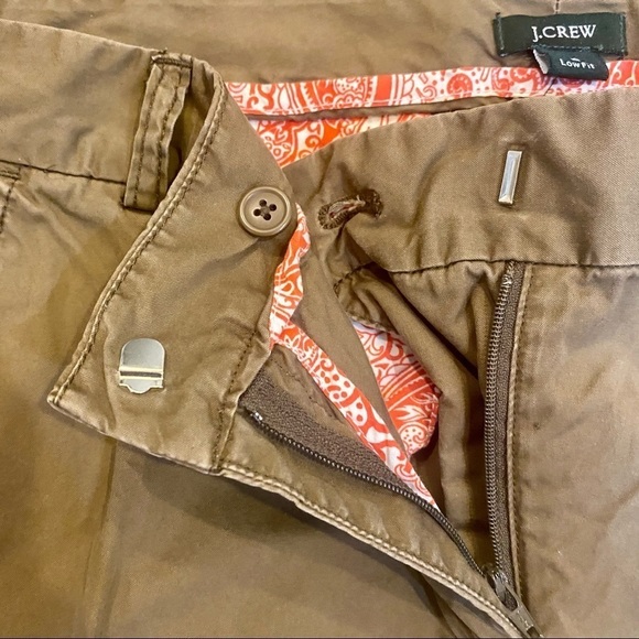 J. Crew low fit 100% cotton khaki pants 10 - Picture 6 of 9